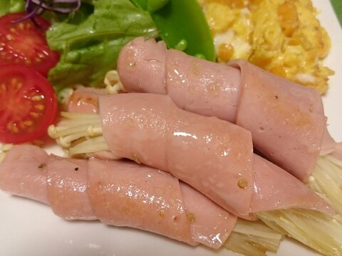 しめじの魚ニソ巻きソテー